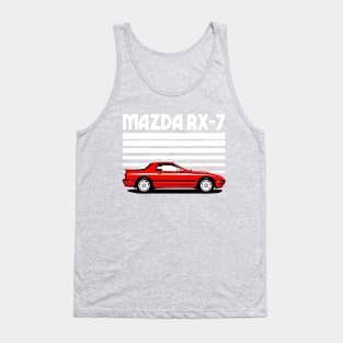 Mazda RX-7 / 80s Japanese Sports Car Lovers Tank Top